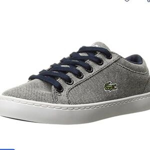 Lacoste unisex-child Straightset Sneaker (Retired Edition) size 12